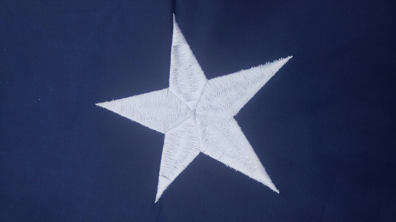 8 x 12 USA Flag - Embroidered Stars